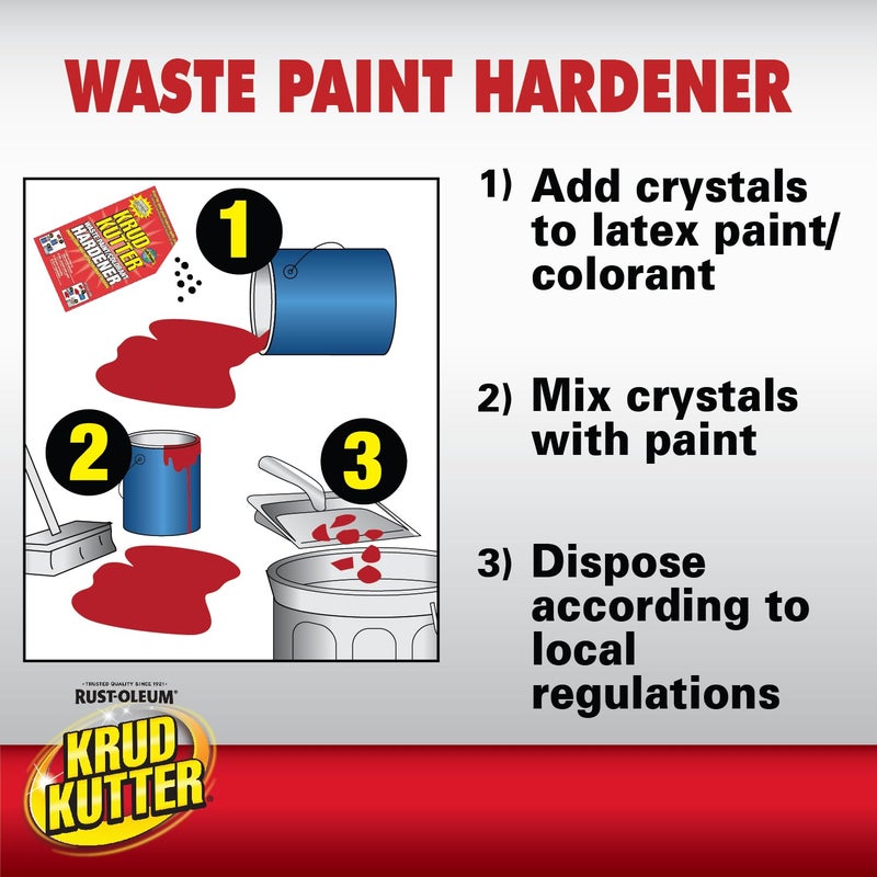 Krud Kutter Waste Paint Hardener, 3.5 Oz. Bag - Lot of 12 - Image 3